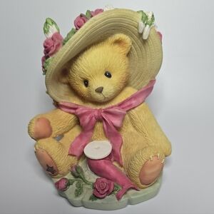 Cherished Teddie Bear Figurine. Janet "Your"e Sweet As A Rose"